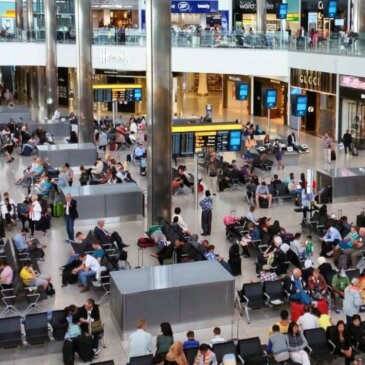 Heathrow Airport rankas som den fjärde mest trafikerade flygplatsen 2023; betonar ETA-avlägsnande för Airside Transit